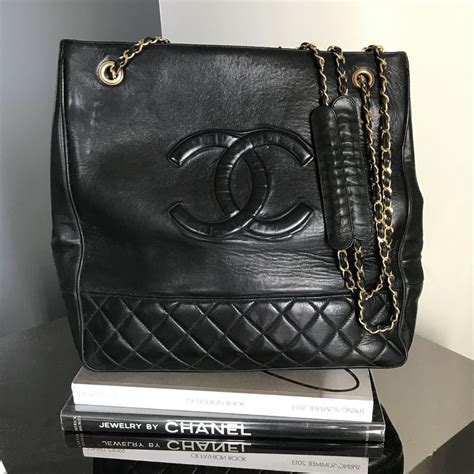 chanel shopping bag ebay|chanel bags pre owned.